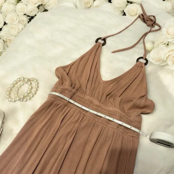 Cupshe Light Mauve Rayon Dress – Size Small - Picture 3 of 4